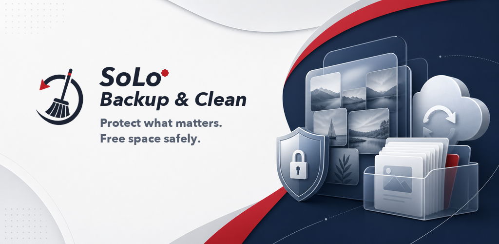SoLo Backup & Clean feature artwork